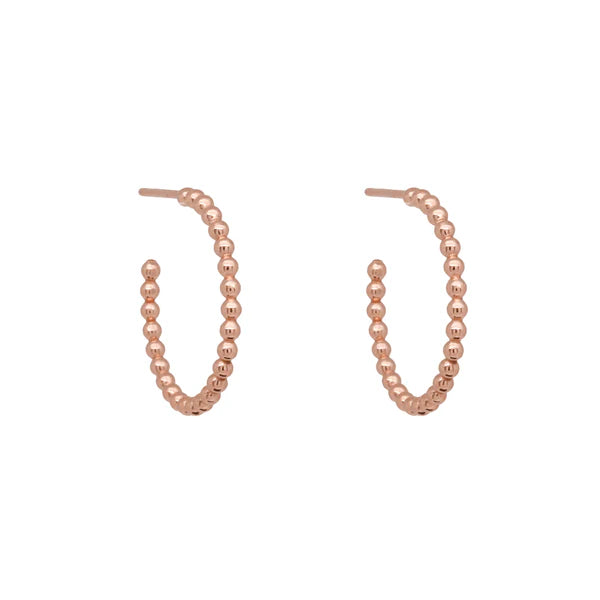 Eva Beaded Hoops-Bijou Crush