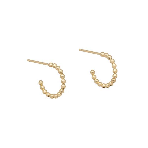 Eva Beaded Hoops-Bijou Crush