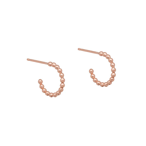 Eva Beaded Hoops-Bijou Crush