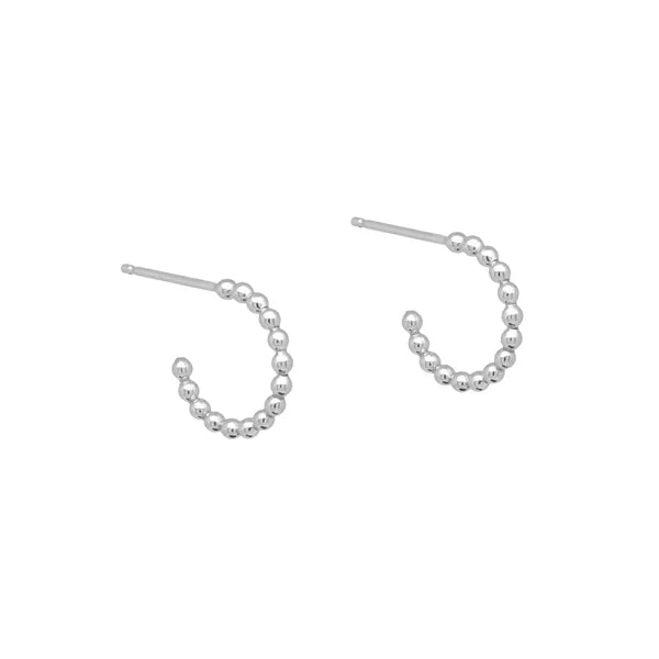 Eva Beaded Hoops-Bijou Crush