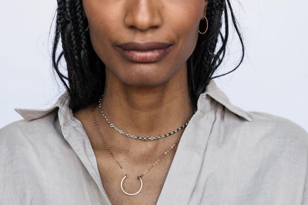 Rosa Confetti Necklace-Bijou Crush