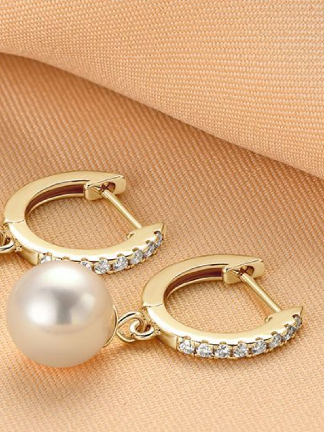 Freshwater Pearl Earrings 925 Sterling Silver-Bijou Crush
