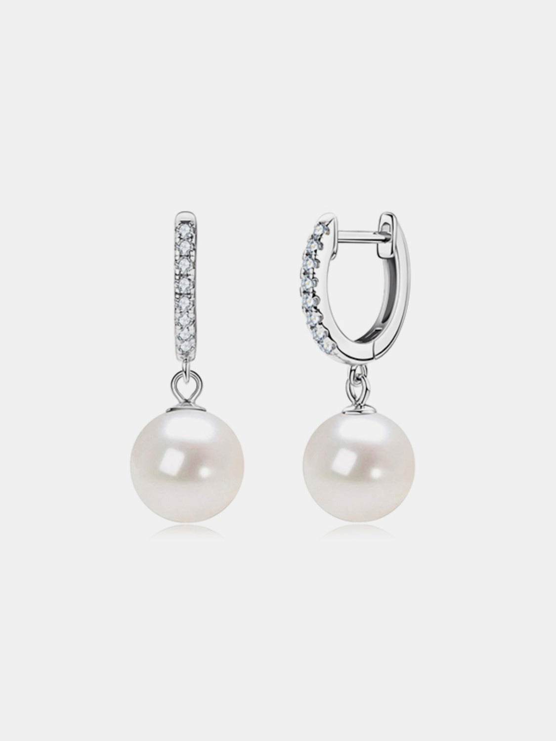 Freshwater Pearl Earrings 925 Sterling Silver-Bijou Crush