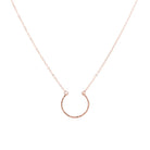 Hanna Half Moon Necklace-Bijou Crush