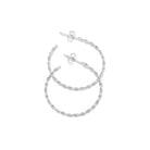 Jodi Twist Hoop Earrings-Bijou Crush