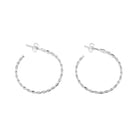 Jodi Twist Hoop Earrings-Bijou Crush