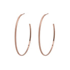 Lena Line Hoop Earrings-Bijou Crush
