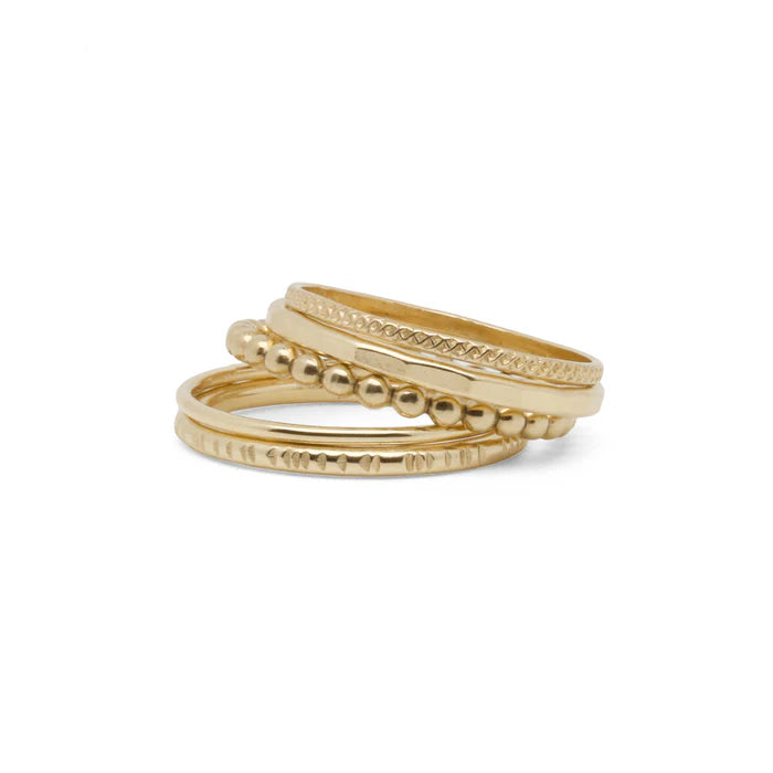 Lindsey Stack Rings-Bijou Crush