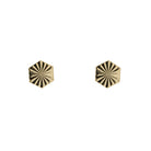 Luciana Hex Stud Earrings-Bijou Crush