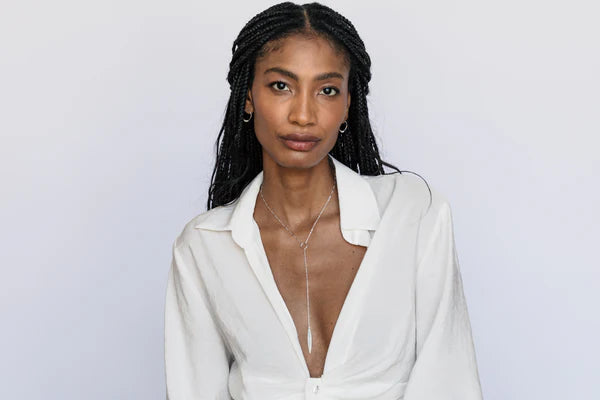 Mariah Lariat Necklace-Bijou Crush