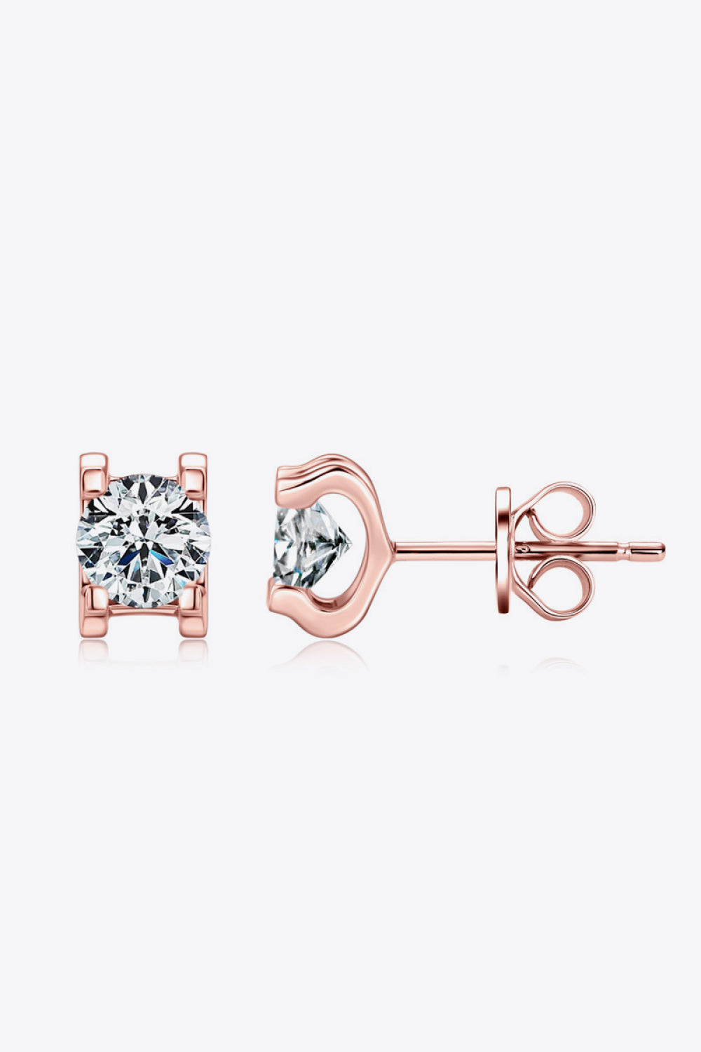 Moissanite 925 Sterling Silver Stud Earrings-Bijou Crush