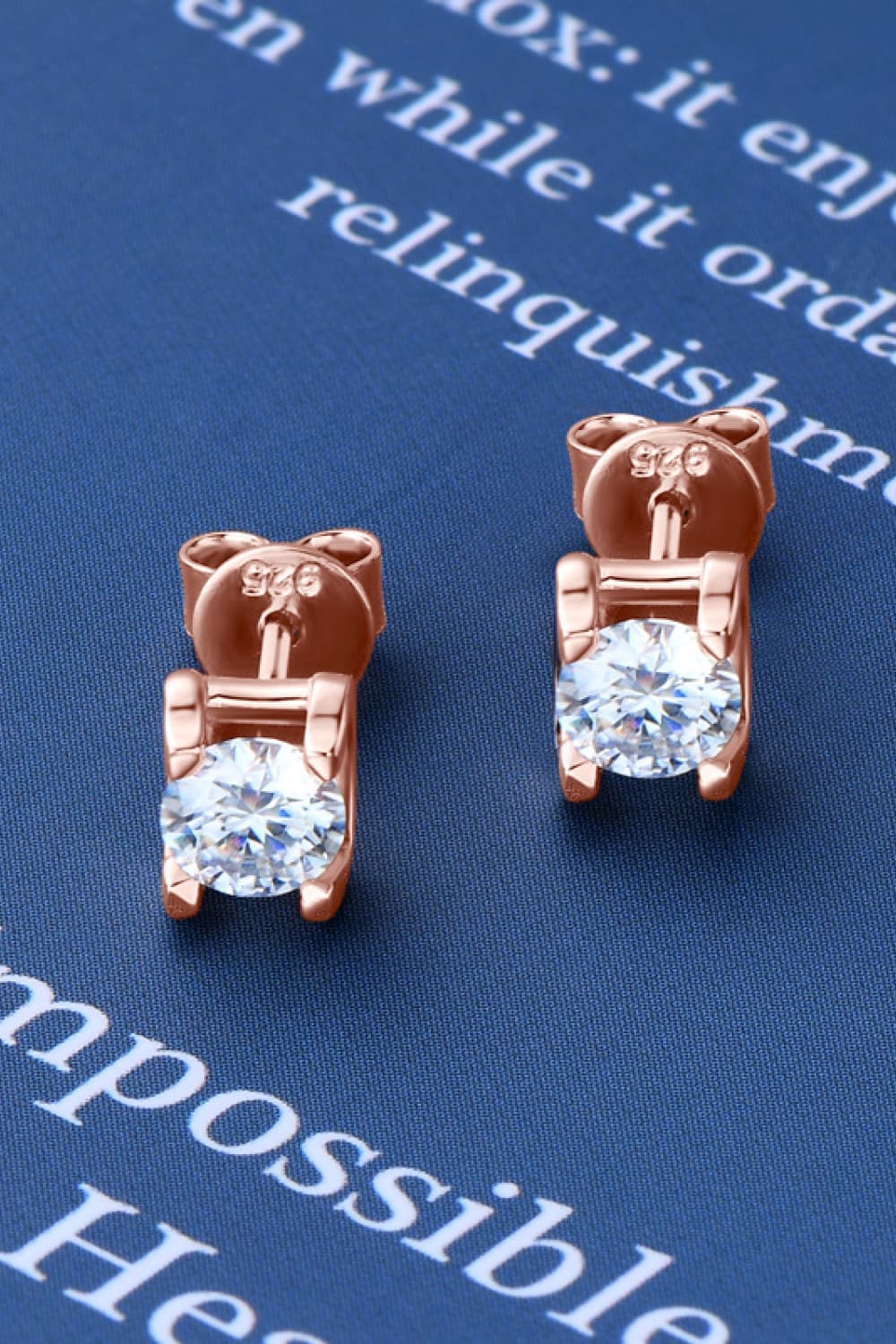 Moissanite 925 Sterling Silver Stud Earrings-Bijou Crush