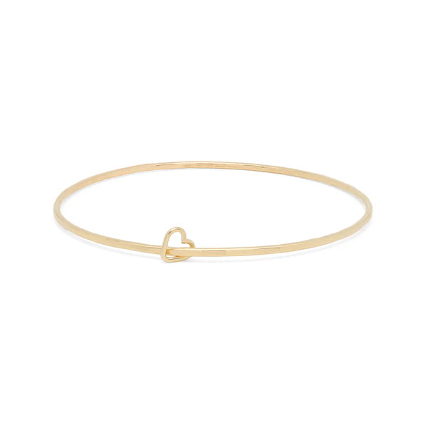 Junibel Sweetheart Bangle Bracelet-Bijou Crush