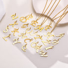 Jewelry Simple Style Letter 201 Stainless Steel Gold Plated Plating Stainless Steel Necklaces-Bijou Crush