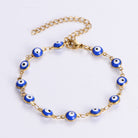Ethnic Style Devil's Eye 304 Stainless Steel 18K Gold Plated No Inlaid Bracelets-Bijou Crush
