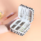 Flannel Casual Leopard Jewelry Boxes-Bijou Crush