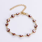 Ethnic Style Devil's Eye 304 Stainless Steel 18K Gold Plated No Inlaid Bracelets-Bijou Crush