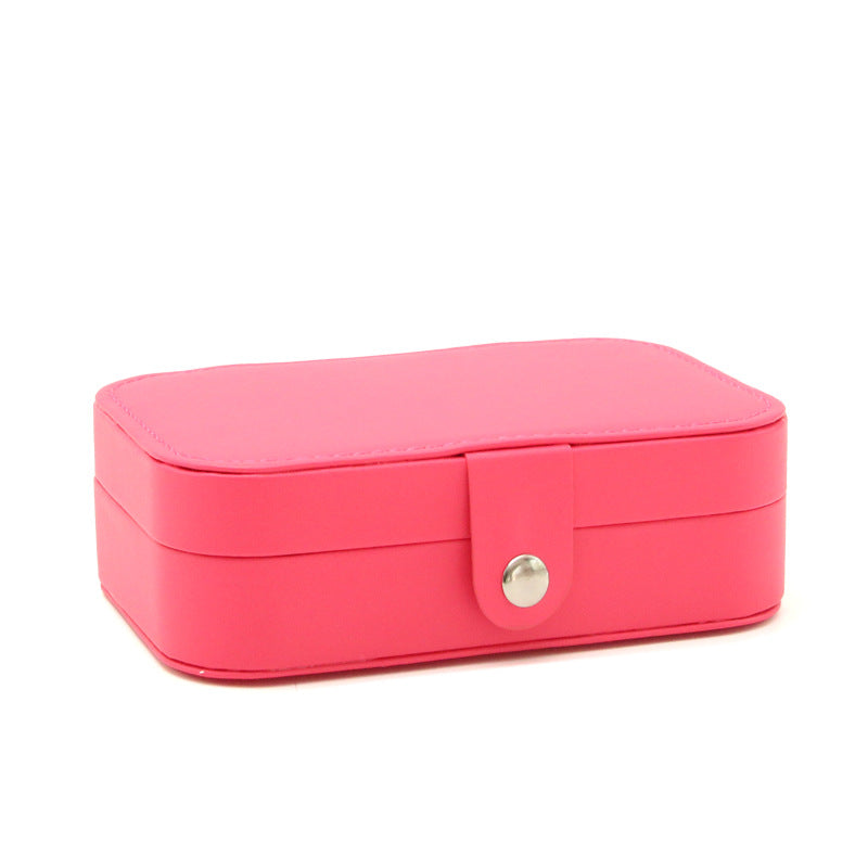Simple Style Solid Color Pu Leather Jewelry Boxes-Bijou Crush