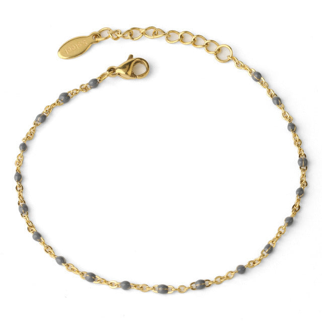 Simple Style Geometric Titanium Steel Plating Bracelet-Bijou Crush
