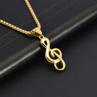 Fashion Notes Stainless Steel Polishing Pendant Necklace-Bijou Crush