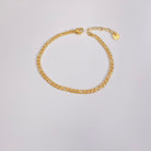 Minimalist Shine: Geometric Gold-Plated Bracelet-Bijou Crush