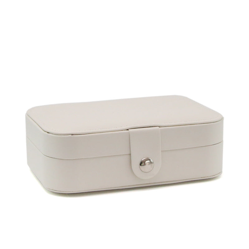 Simple Style Solid Color Pu Leather Jewelry Boxes-Bijou Crush