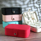 Simple Style Solid Color Pu Leather Jewelry Boxes-Bijou Crush