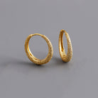 925 Sterling Silver Geometric Hoop Earrings-Bijou Crush