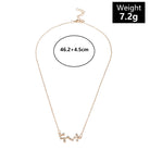 Geometric Alloy Plating Women's Necklace-Bijou Crush