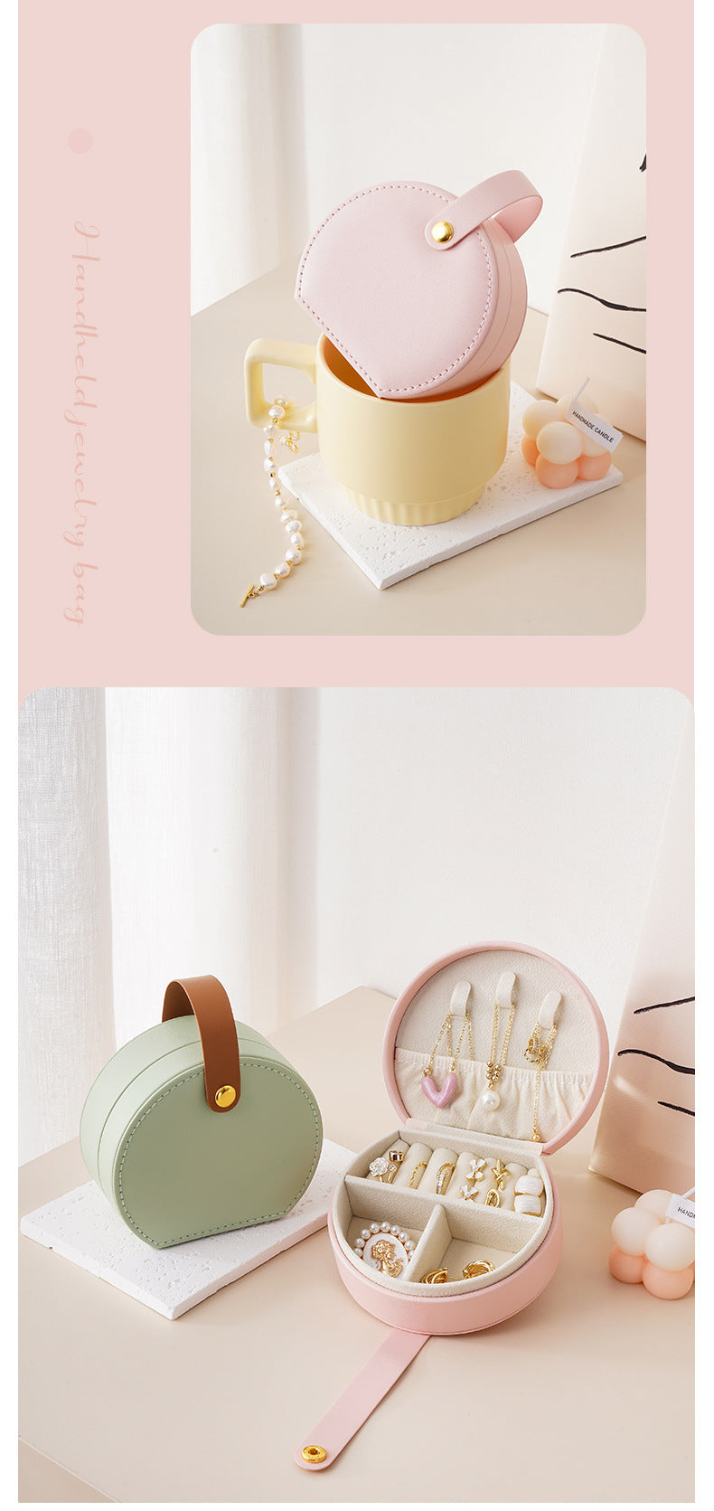 1 Piece Pu Leather Casual Solid Color Jewelry Boxes-Bijou Crush