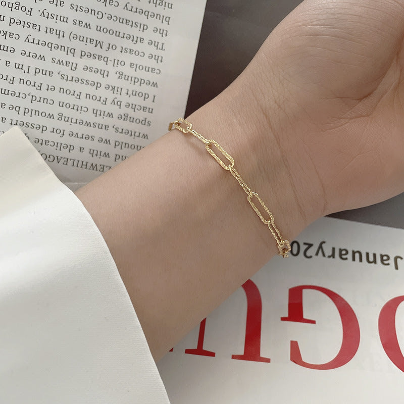 Casual Vacation Vibes 925 Sterling Gold Silver Bracelet-Bijou Crush