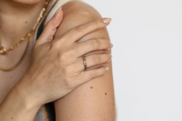 Paige Large Stacker Ring 14ga-Bijou Crush