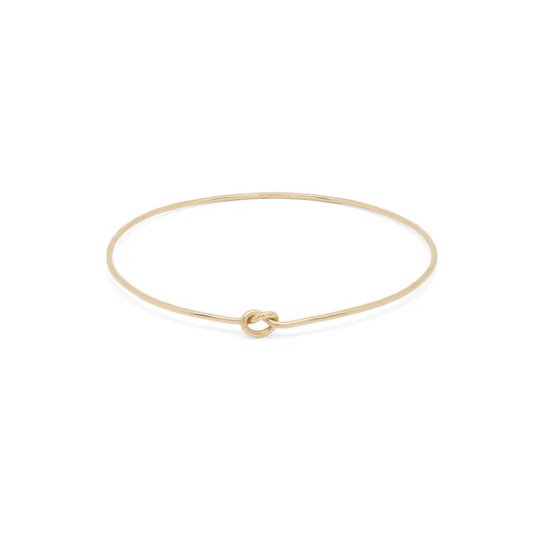 Shelby Love Knot Bangle Bracelet-Bijou Crush