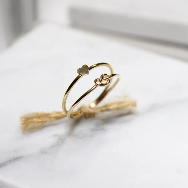 Shelby Love Knot Ring-Bijou Crush