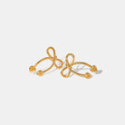 Stainless Steel Bow Earrings-Bijou Crush