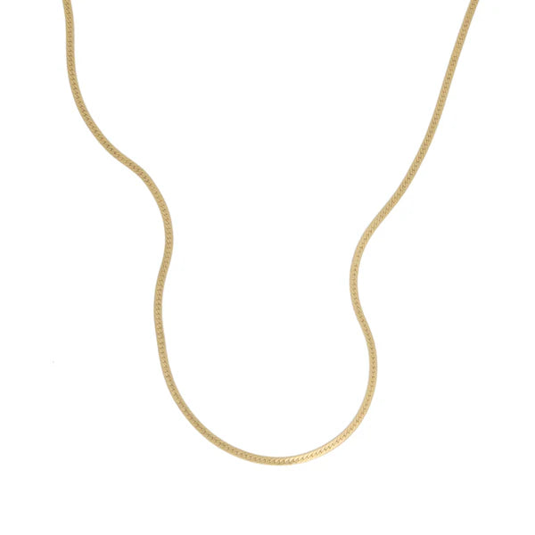 Candace Herringbone Necklace-Bijou Crush