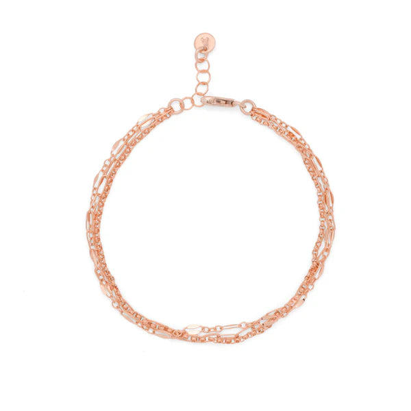 Vanessa Trio Chain Bracelet-Bijou Crush