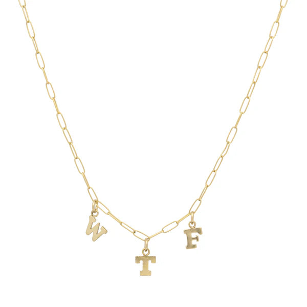 Wtf Necklace-Bijou Crush