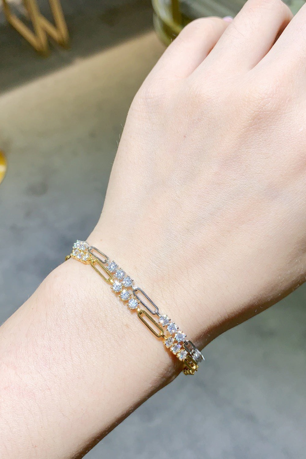 1.8 Carat Moissanite 925 Sterling Silver Bracelet-Bijou Crush