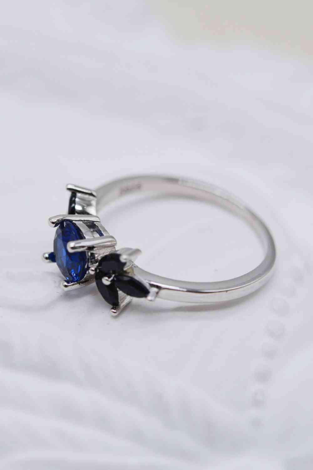 Spinel Zircon Leaf Ring-Bijou Crush
