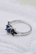 Spinel Zircon Leaf Ring-Bijou Crush