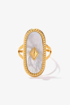 Natural Stone Copper Ring-Bijou Crush