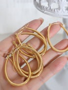 18K Gold-Plated Titanium Steel Earrings-Bijou Crush