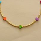 Heart Shape Natural Stone Necklace-Bijou Crush