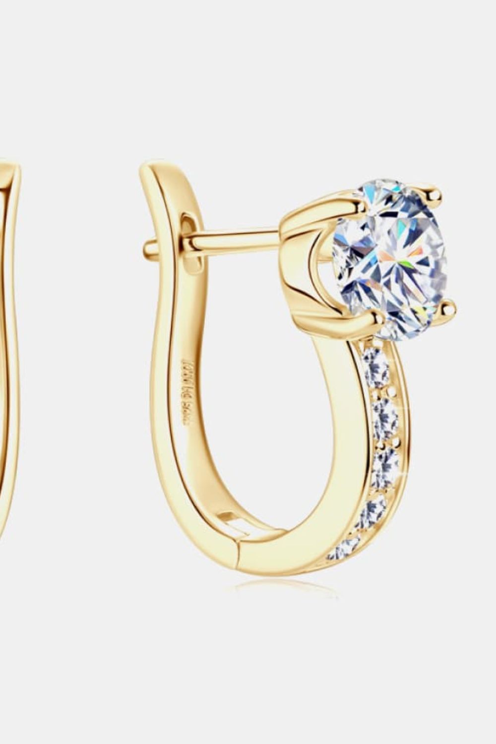 2 Carat Moissanite 925 Sterling Silver Earrings-Bijou Crush