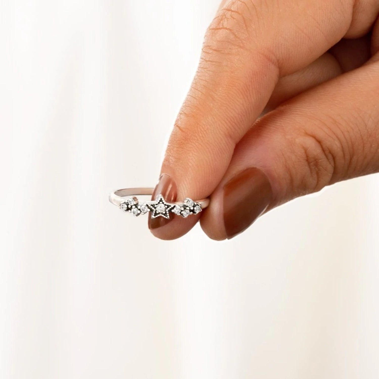 925 Sterling Silver Star Ring-Bijou Crush
