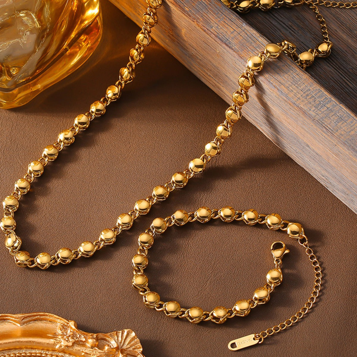 18K Gold-Plated Copper Necklace-Bijou Crush