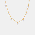 Stainless Steel Rhinestone Pendant Necklace-Bijou Crush