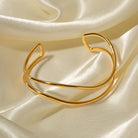 Minimalist Stainless Steel Cuff Bracelet-Bijou Crush
