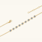 Inlaid Moissanite 925 Sterling Silver Bracelet-Bijou Crush